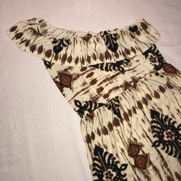 Kiwi Dresses & Skirts - Tribal Print One Shoulder Maxi Dress